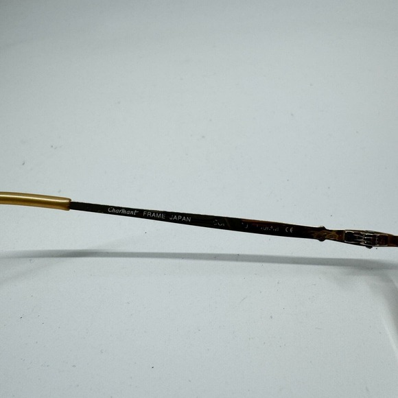 CHARMANT Titanium Copper Brown Rimless 140mm Eyeglasses Frame H11187 - Picture 5 of 8
